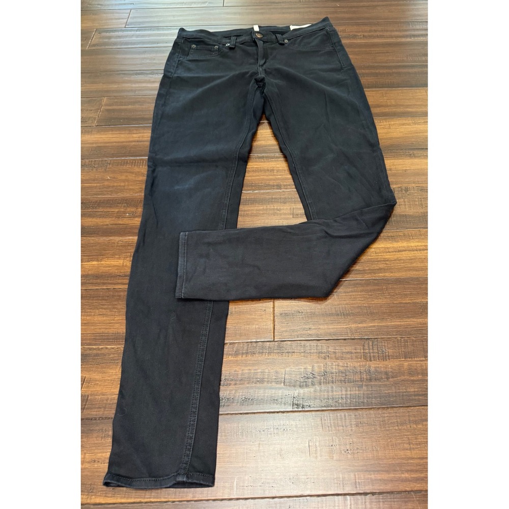 Rag & Bone JEAN The Legging Black Skinny Jeans Size 29 Stretch Denim Pants